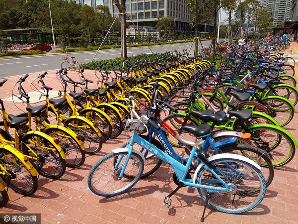 La aplicación Alipay desbloquea seis tipos de bicicletas compartidas