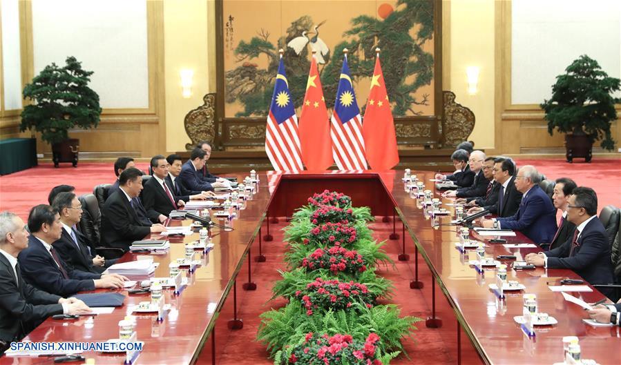 Presidente chino elogia a Malasia por cooperación en la Franja y la Ruta