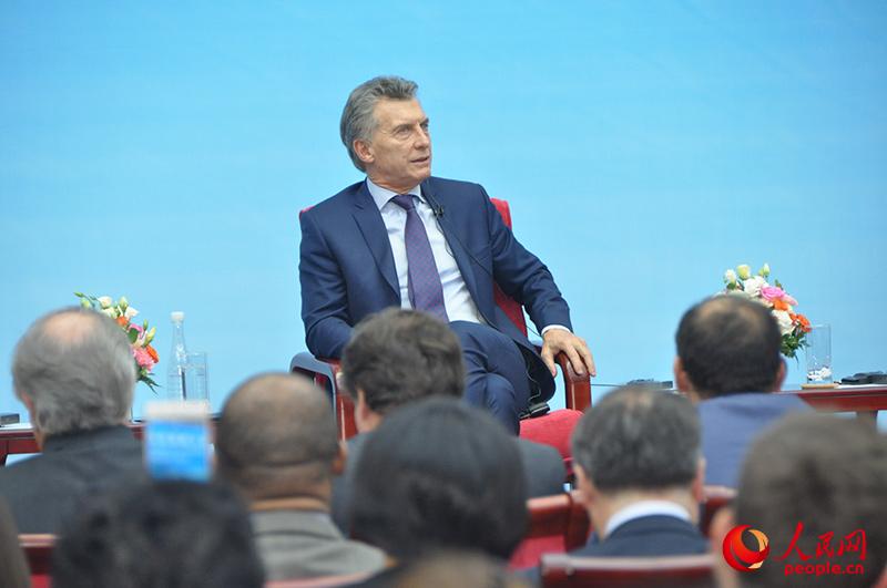 El presidente argentino visita CASS y ofrece conferencia sobre el 45º aniversario de la amistad chino-argentina 2