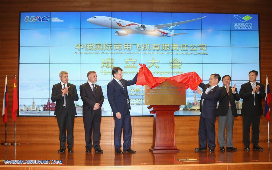 China y Rusia construirán conjuntamente aviones de pasajeros de fuselaje ancho
