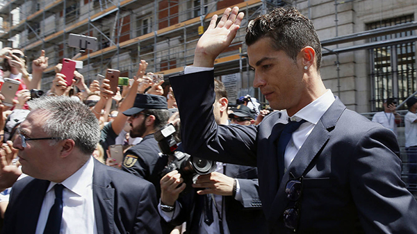 Agencia Tributaria de España denuncia a Cristiano Ronaldo
