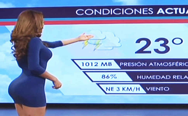 Meteoróloga salvadoreña se convierte en meme por no ser la típica chica 'sexy' del tiempo