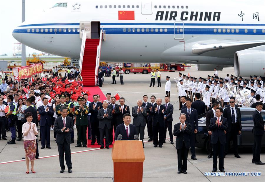 Presidente Xi promete apoyo continuo a Hong Kong