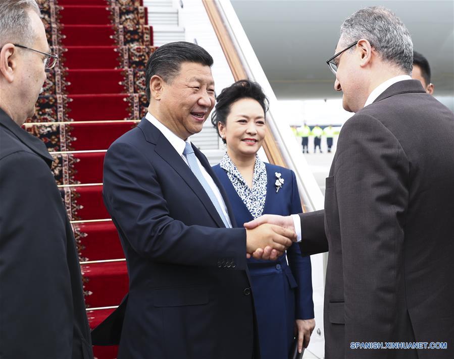 Xi llega a Moscú en visita de Estado a Rusia