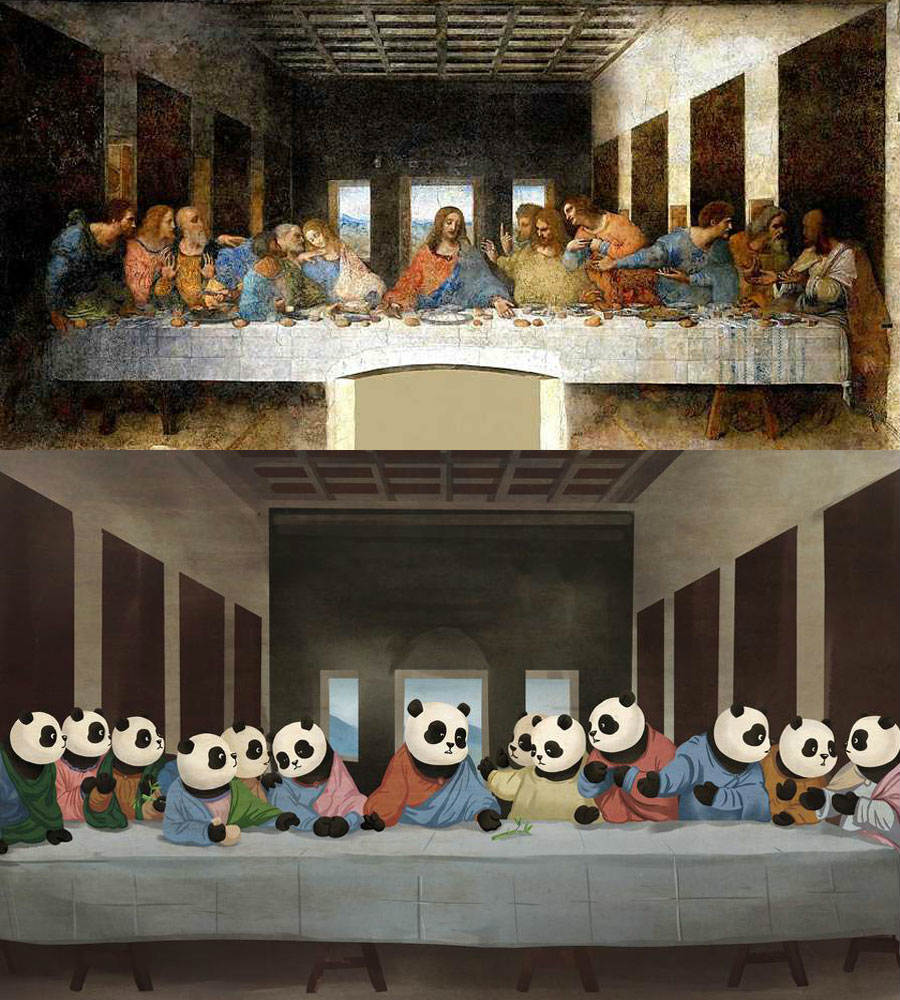 La última cena, de Leonardo da Vinci [Foto / Xinhua]