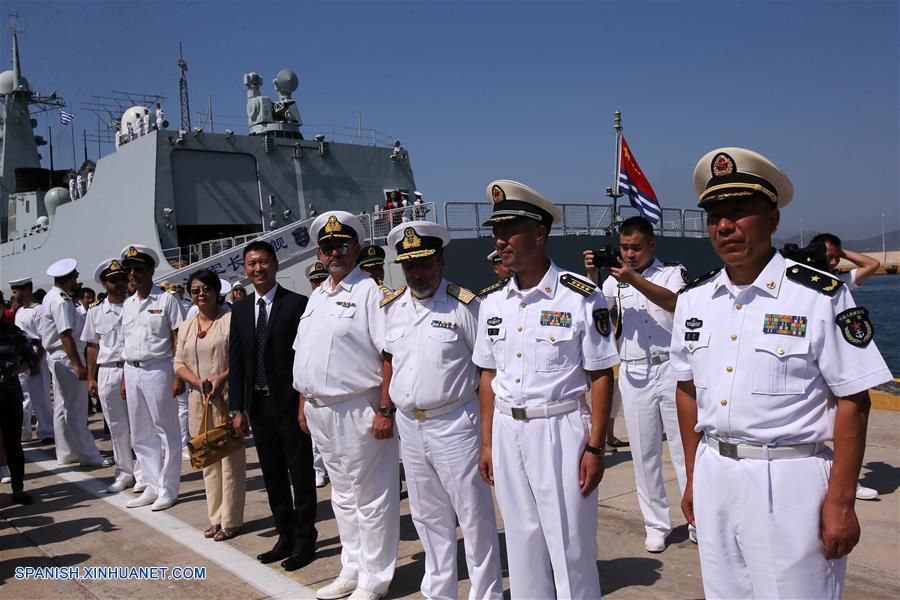 Flota naval china llega a Grecia para visita amistosa