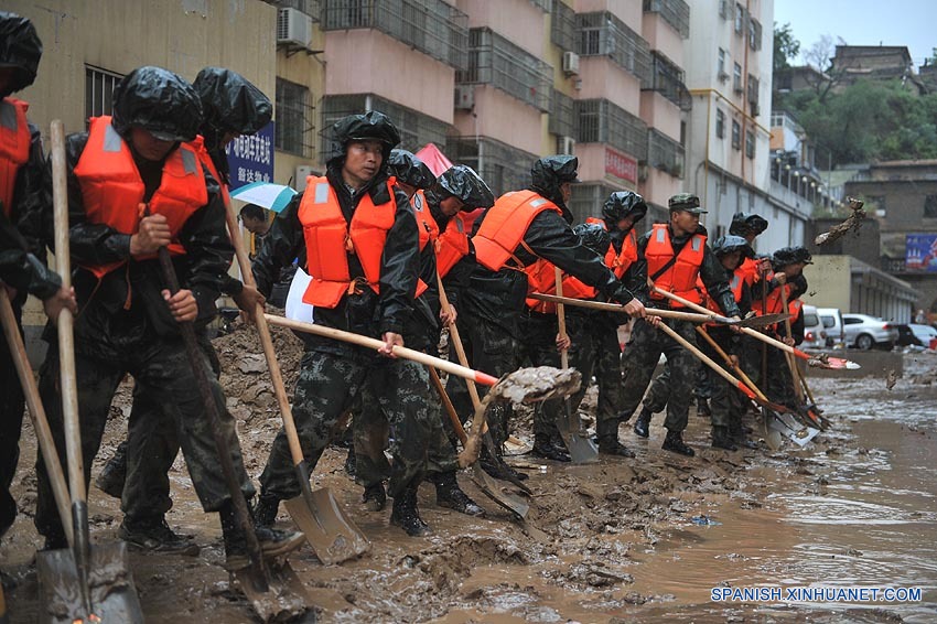 Inundación deja 8 muertos y 1 desaparecido en noroeste de China