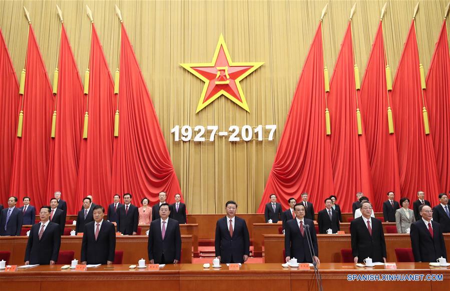 Presidente Xi Jinping pronuncia discurso importante en reunión con motivo del 90º aniversario del EPL