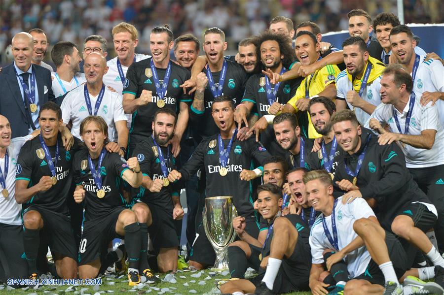 Fútbol: Real Madrid vence a Manchester United y se proclama campeón de Supercopa de Europa