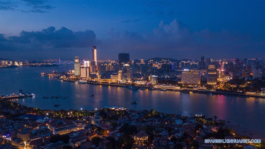 Vista de Xiamen, en el sureste de China