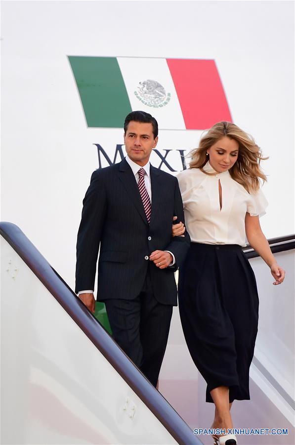 El presidente de México llega a Xiamen