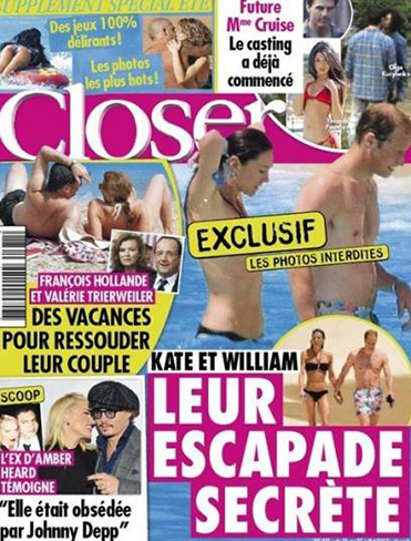 Una revista debe pagar 190.000 euros por unas fotos en topless de Catalina de Cambridge
