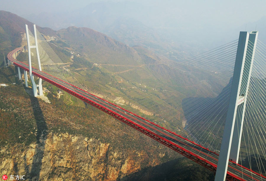 Beipanjiang: el puente chino más alto del mundo