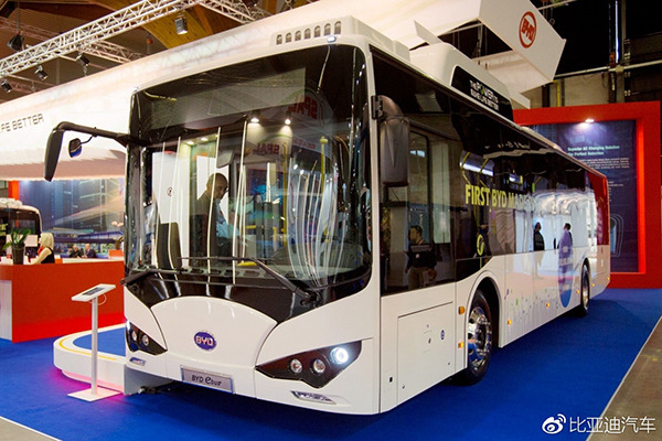 Las autobuses chinos de energías limpias apuntan al mercado europeo