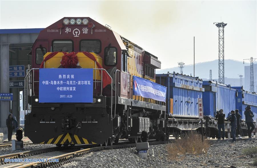 Nuevo ferrocarril de carga conecta Xinjiang con Ucrania
