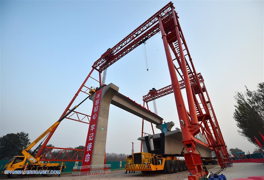 Beijing comienza construcción de línea de tren expreso a nuevo aeropuerto que circulará a 160 kilómetros por hora
