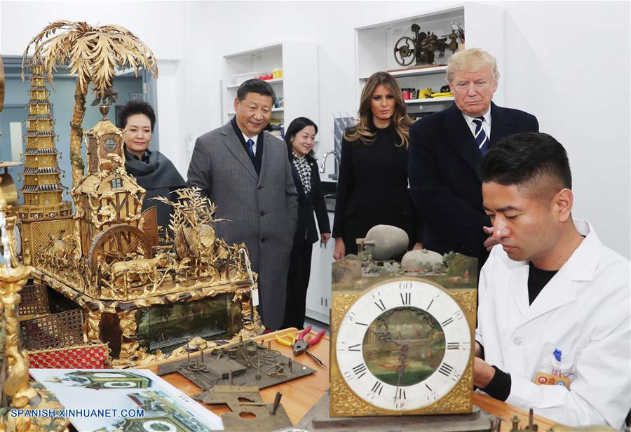 Xi presenta a Trump cultura china icónica