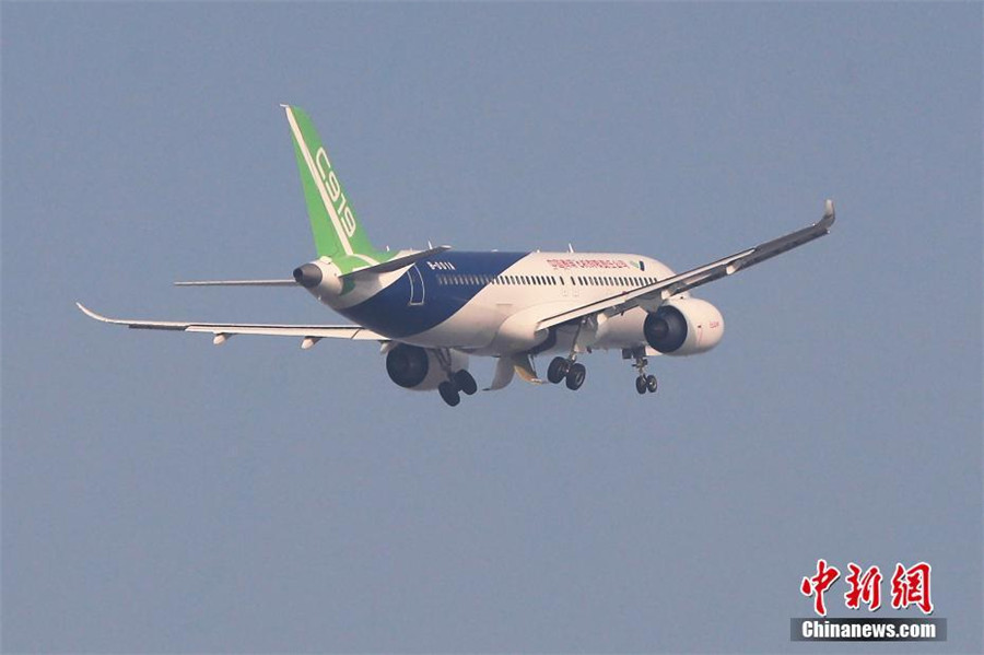 Avión C919 se somete a las pruebas finales en Shanghai