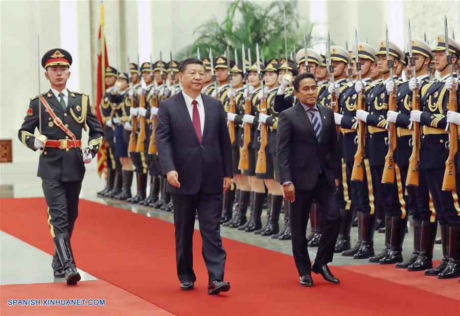 China y Maldivas fortalecerán cooperación en la iniciacitiva de la Franja y la Ruta