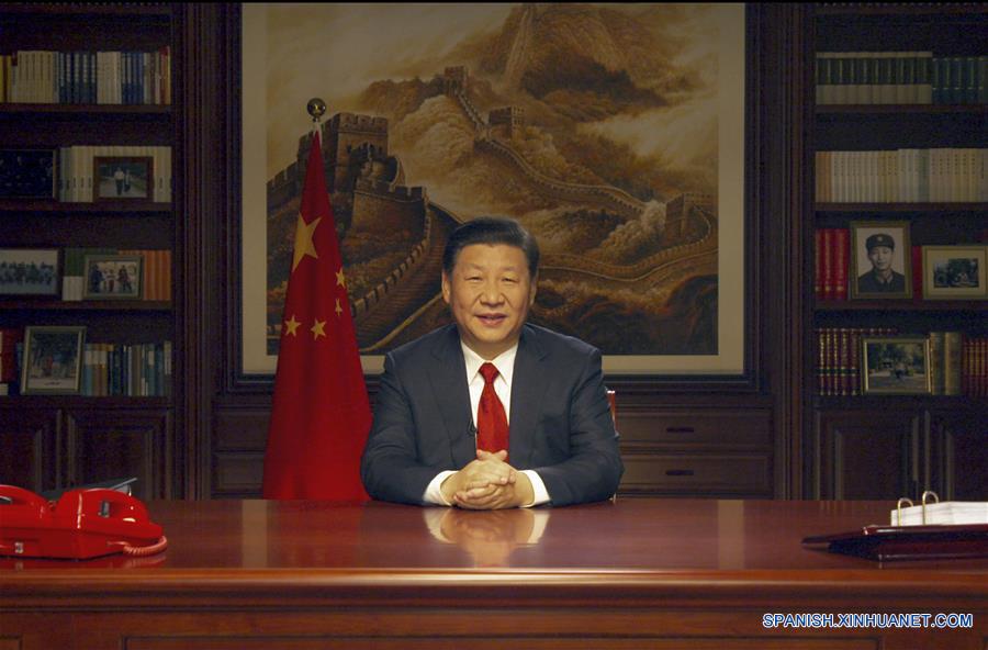 Presidente chino promete resolución en la reforma en 2018 en discurso de Año Nuevo