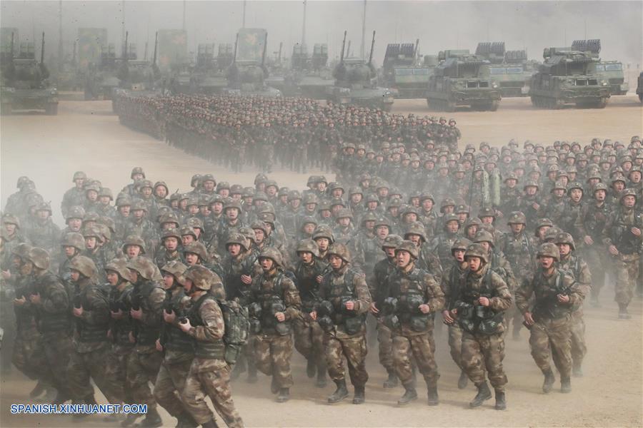 Presidente chino destaca entrenamiento de combate real
