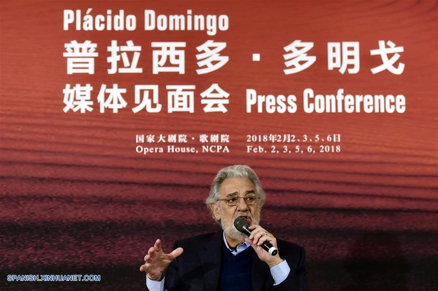 China presentará producción de "Thais" en febrero, con la actuación de Placido Domingo