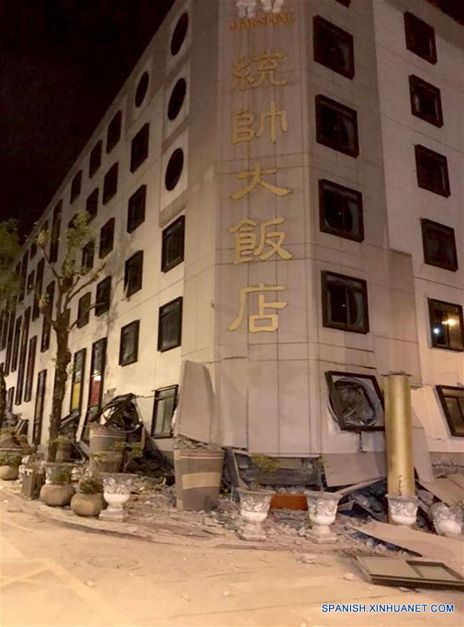 Sismo en Taiwan deja 2 muertos y más de 100 heridos