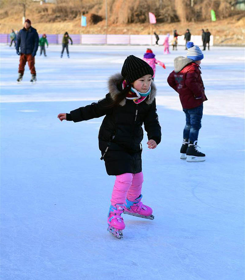 No. 6   Changchun     Parque infantil de Changchun, capital de Jilin de China, 6 de enero del 2018. [Foto: Xinhua]