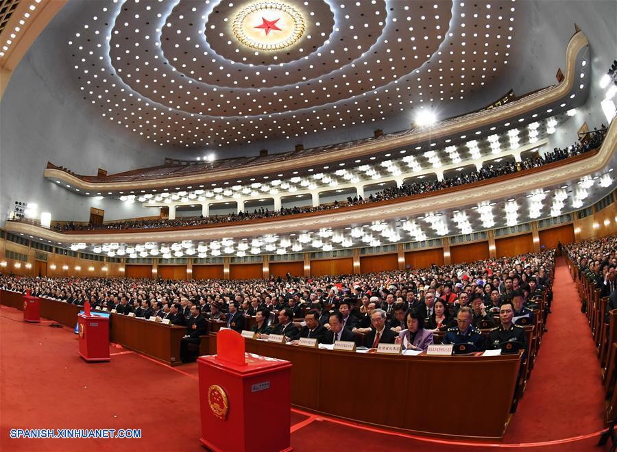Legislativo nacional chino aprueba enmienda a la Constitución