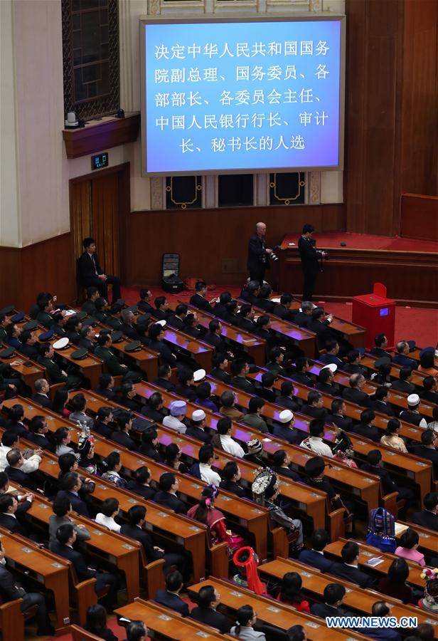 Legisladores chinos se reúnen para votar sobre composición del gabinete