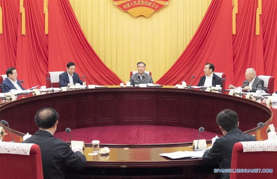 Máximo asesor político chino pide mejorar trabajo de CCPPCh