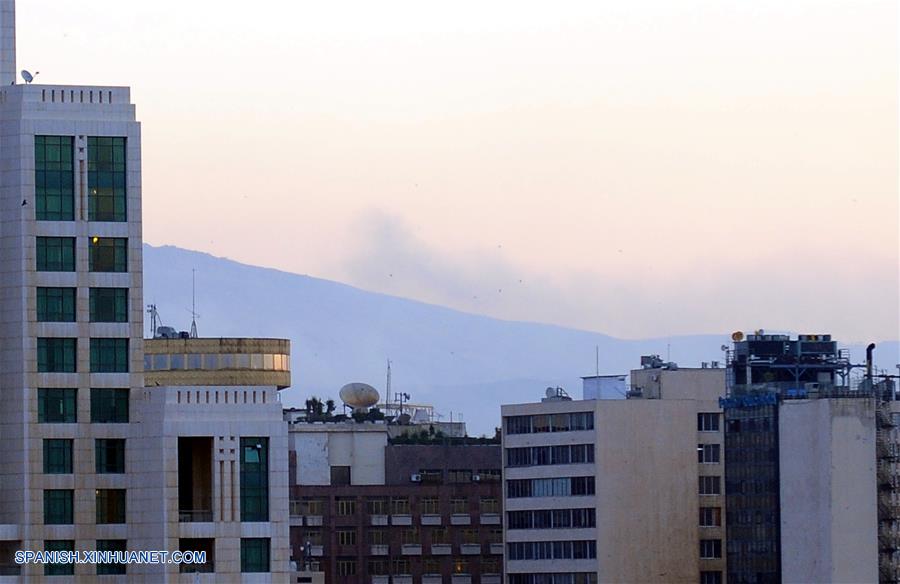 (Ataque contra Siria) Estados Unidos ataca objetivos en Damasco
