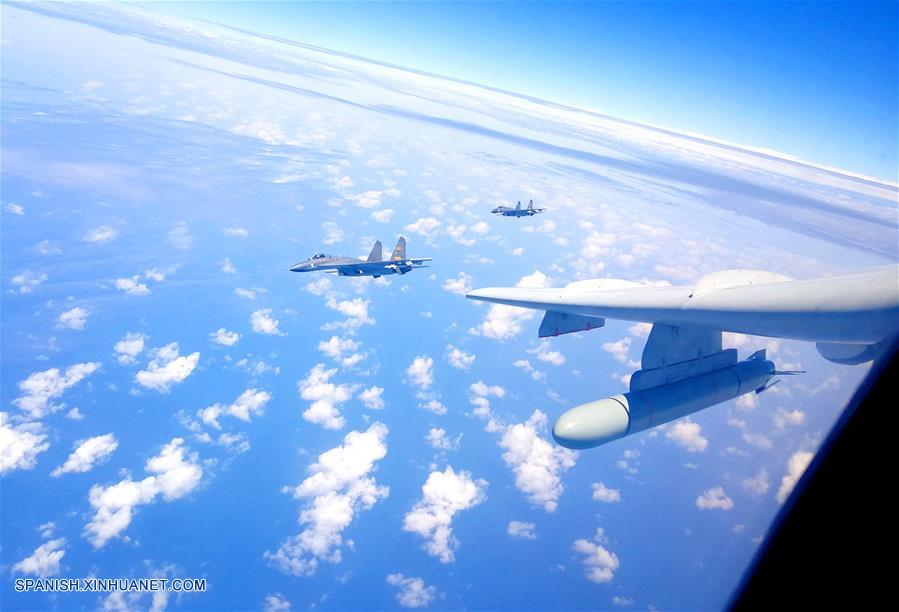 Fuerza Aérea china lleva a cabo patrullajes en islas