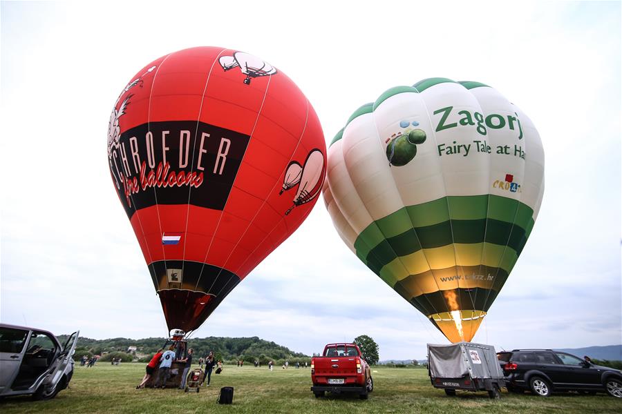 Se celebra Rally de Globos Aerostáticos 2018 en Zabok, Croacia