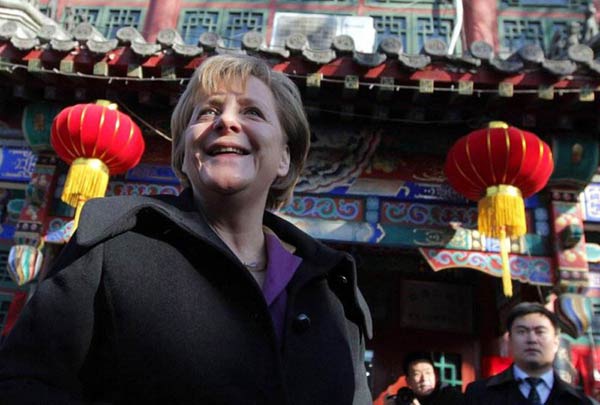 Merkel se convierte en el líder occidental que ha visitado China con más frecuencia 