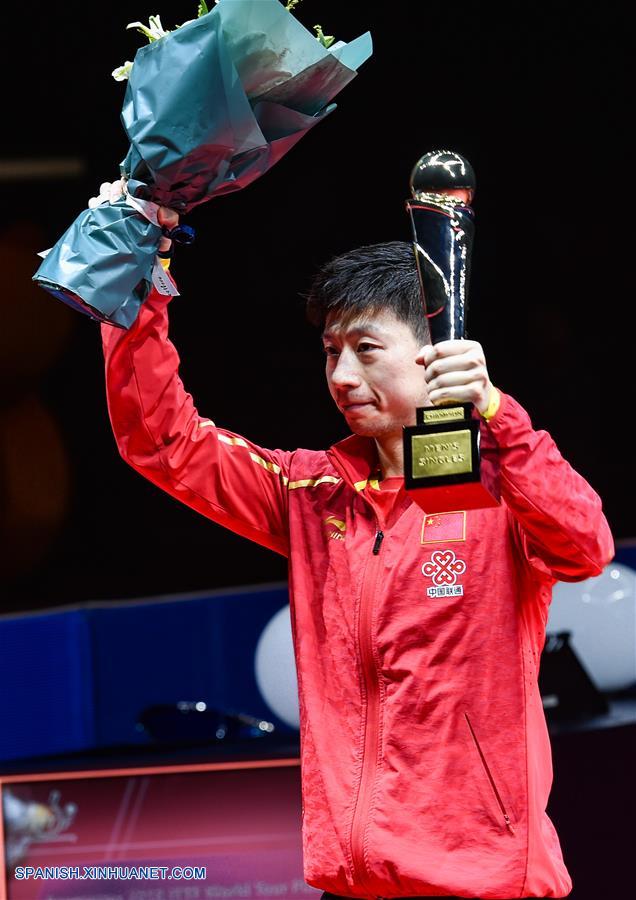(Tenis de mesa) Ma Long gana título individual en Abierto de China