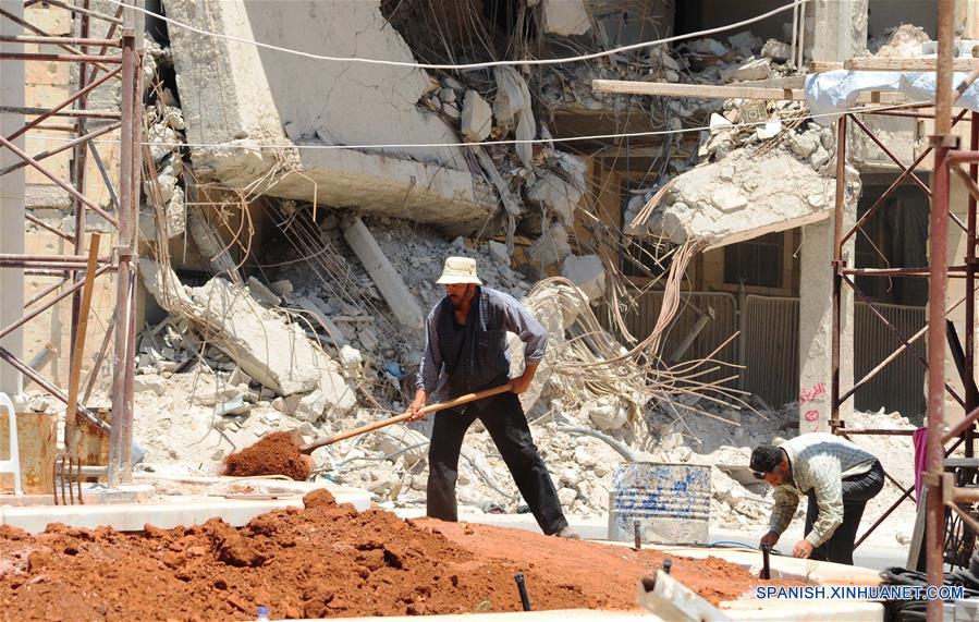 Siria: La reconstrucción de infraestructura de la ciudad de Alepo