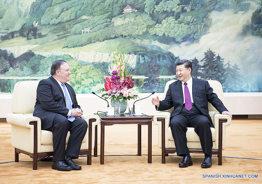 Presidente de China se reúne con secretario de Estado de EEUU