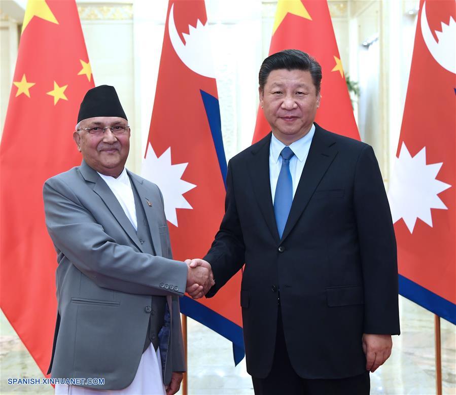 Xi dice que China fortalecerá cooperación de beneficio mutuo con Nepal