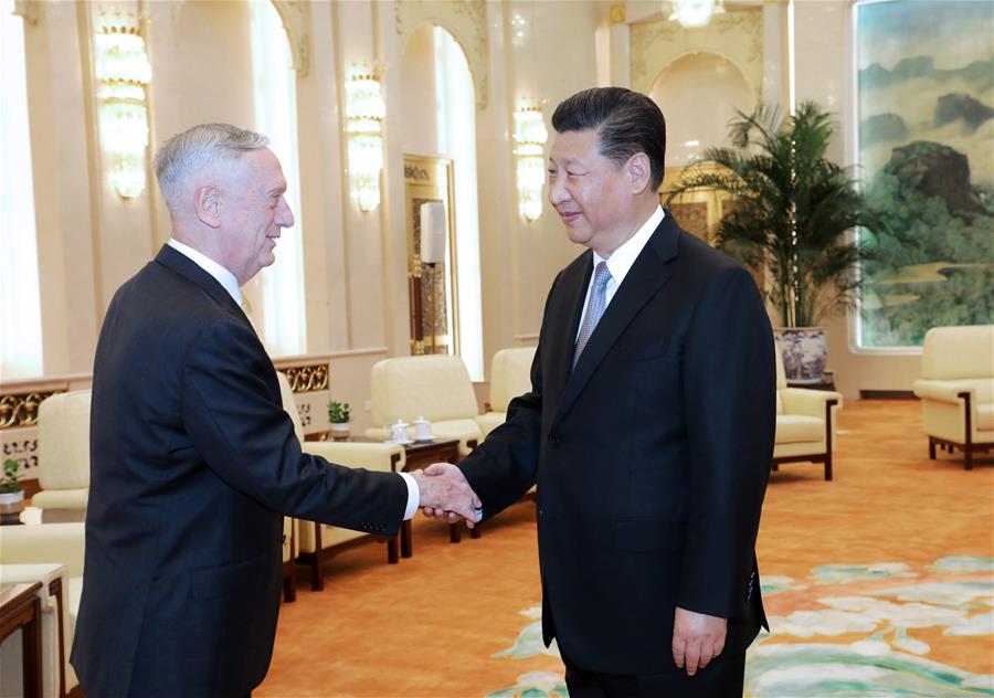 Xi se reúne con secretario de Defensa de EEUU