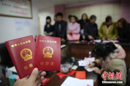 La tasa de matrimonios en China cae en picada