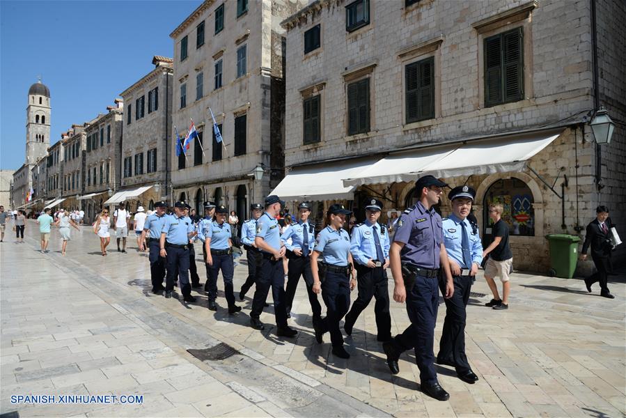 Inicia patrullaje conjunto de China y Croacia en Dubrovnik