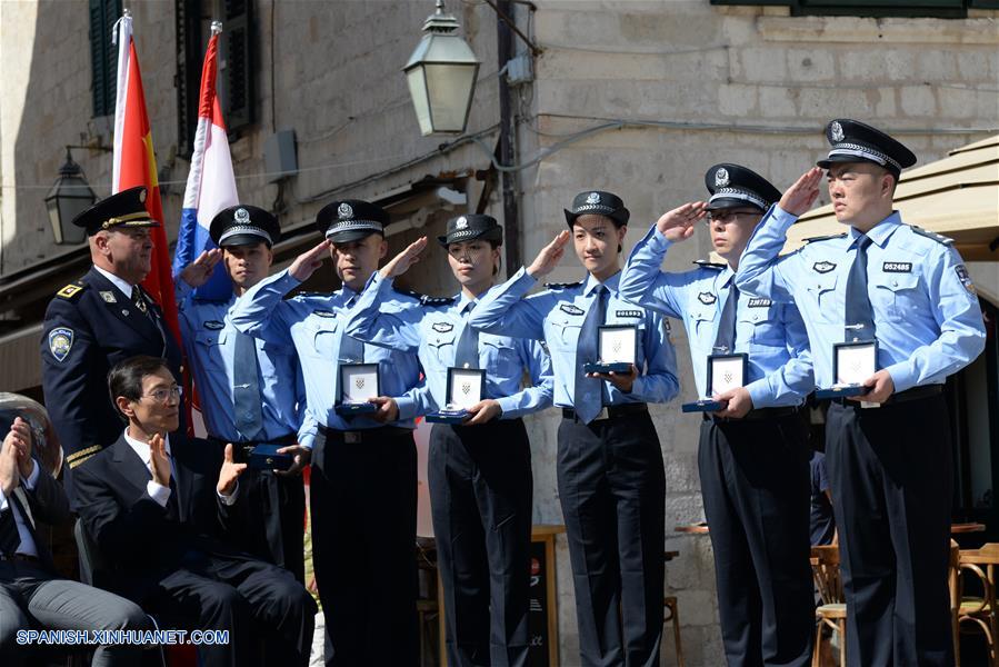 Inicia patrullaje conjunto de China y Croacia en Dubrovnik