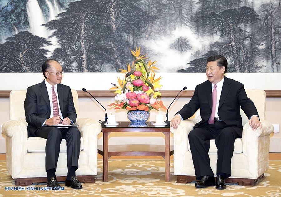 Presidente chino se reúne con presidente de Banco Mundial