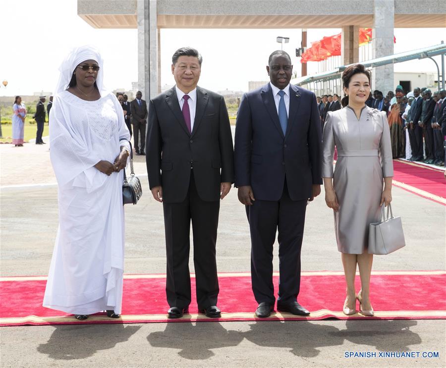 Xi llega a Senegal para visita de Estado