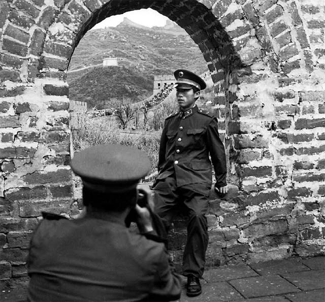 La Gran Muralla de Beijing, 1985. [Foto: Barbara Crane]