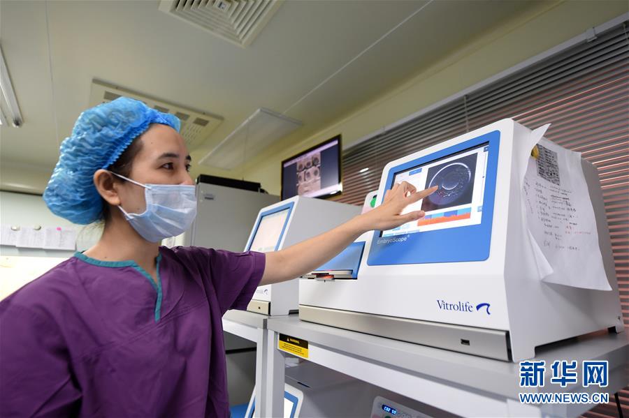 Chongqing abre por primera vez al público el laboratorio de "bebés probeta". 24 de agosto de 2017. (Foto: Xinhua)