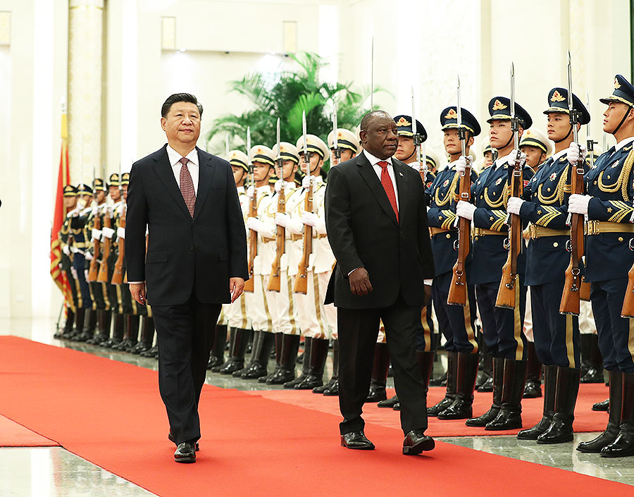 China y Sudáfrica acuerdan elevar lazos a nuevo nivel