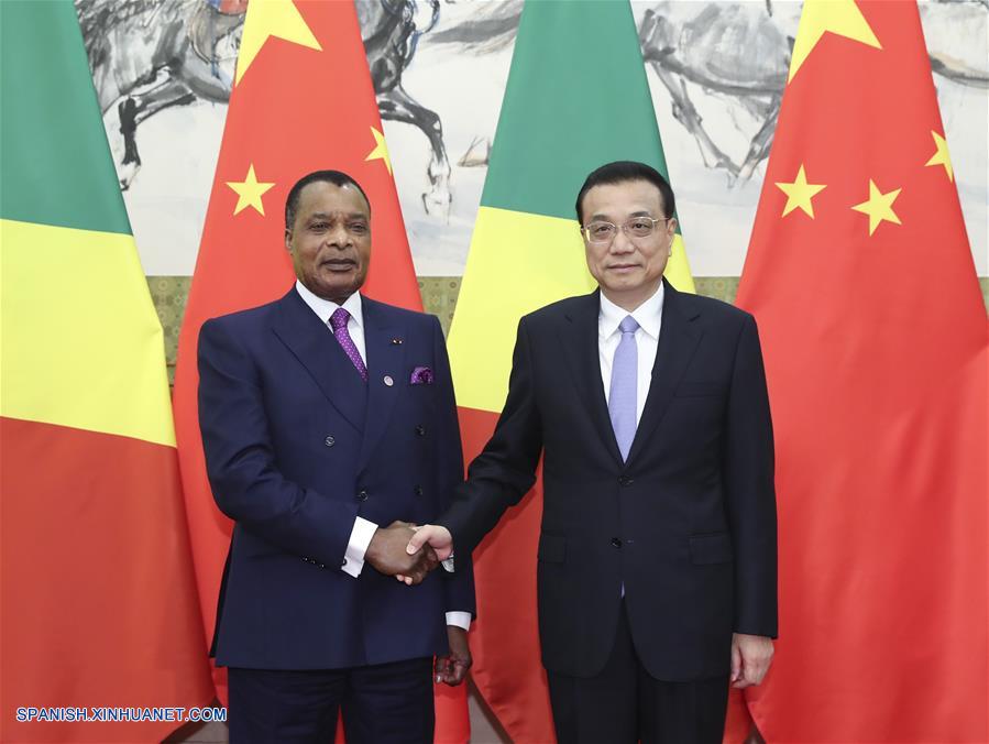 Primer ministro chino se reúne con presidente del Congo