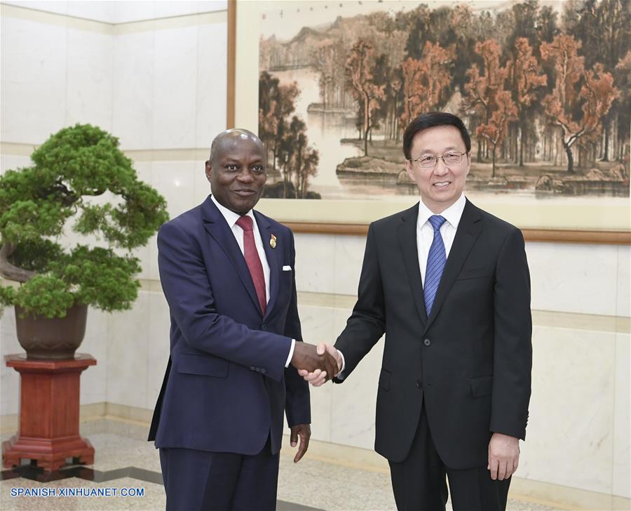 Viceprimer ministro chino se reúne con presidente de Guinea-Bissau
